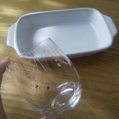 グラス ガラスコップ グラタン皿 耐熱皿 セット