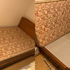 フランスベッド 210✖️103✖️87 ベッドマット＋フレーム