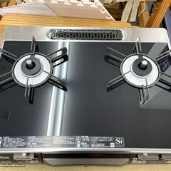 極美品 リンナイ ガステーブル LPガス（プロパンガス）2019年製 左強火力 ラクシエプライム RTS65AWG36R2G-DBL Rinnai 札幌市手稲区
