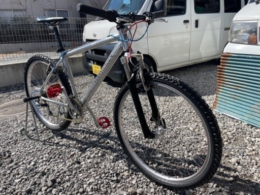 26インチ MTB 完成車 ブリヂストン フォルクスワーゲン コラボレート Wネーム 中古品　かっこいい〜 送料10,000円負担いたします～♪