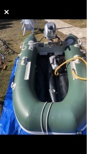 ゴムボート、エンジンセットお譲りします。 ### 手渡し限定 ###