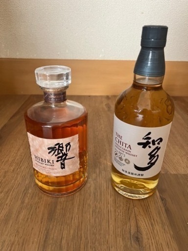 入手困難な響、知多の2本セット
