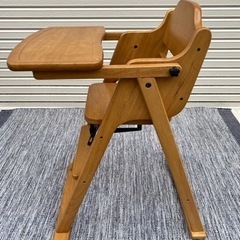 木製テーブル付ベビーハイチェア(*ﾟ∀ﾟ*)
