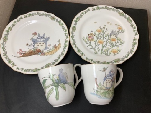 【未使用品】Noritake ✖️トトロ　お皿\u0026カップセット