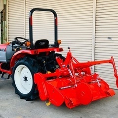 ヤンマー トラクター EF118 18馬力 260時間 パワステ 自動水平 バックアップ 倍速 ヤンマーロータリー(RAS13G) 3P ヤンマー トラクター EF118 18馬力 260時間 パワステ 自動水平