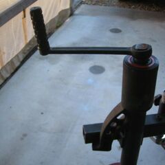 補強バージョン　手動　タイヤチェンジャー　ビート落とし　ギアレンチ仕様　簡単楽です　