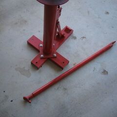 補強バージョン　手動　タイヤチェンジャー　ビート落とし　ギアレンチ仕様　簡単楽です　