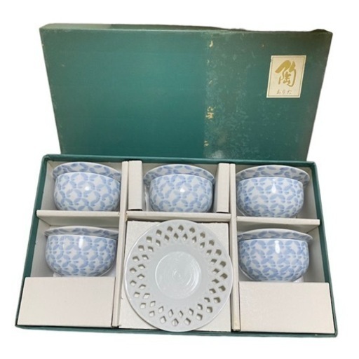 引越しの為最終‼️新品未使用 極美品 有田焼 雅峰 茶器 湯のみ お皿付 