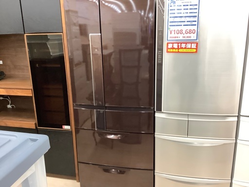 MITSUBISHI(三菱)の6ドア冷蔵庫のご紹介です