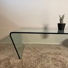 カッテランイタリア グローブ 強化ガラス センターテーブル 定価約38万