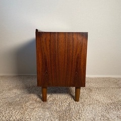 ローズウッド 北欧ビンテージ ベッドサイドボード スクエア