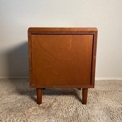 ローズウッド 北欧ビンテージ ベッドサイドボード スクエア