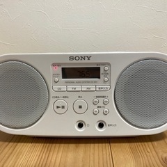 SONY  ソニー ZS-S40(W) CDラジオ ホワイト ワ...