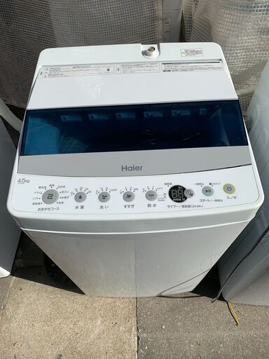 ハイアール 洗濯機☺最短当日配送可♡無料で配送及び設置いたします♡ JW-C45D 4.5キロ 2019年製☺Hai001