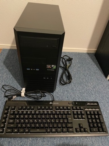 【値下げ】THIRDWAVE ゲーミングPC キーボードセット