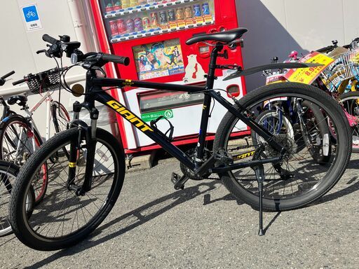 GIANT ジャイアント 21SNAP ストリートMTB「スナップ」 21段変速 ブラック サイズ480 2021年購入 美品 No.855 ※現金、クレジット、PayPay等スマホ決済対応※