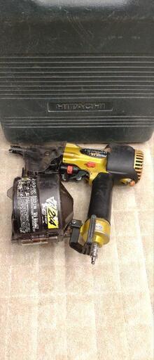 中古品 Hitachi koki 日立工機 65mm 高圧 ロール釘打ち機 NV65HMJ