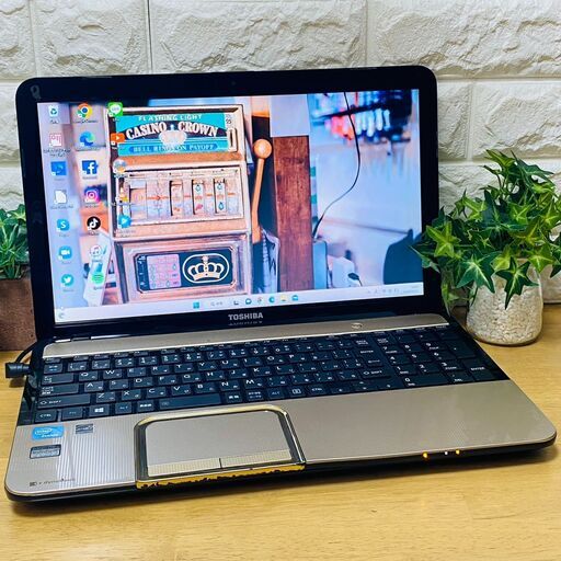 O⑤【配達可能】TOSHIBA・T552/36HK・Windows11・Blu-ray・webカメラ・大容量HDD・すぐ使える♪