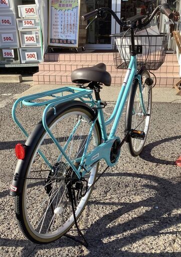 自転車 PARTENZA 27インチ 変速あり ライトブルー【ユーズドユーズ名古屋天白店】J2420 自転車 PARTENZA 27インチ 変速あり ライトブルー【ユーズドユーズ
