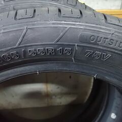 ★お安くタイヤをお探しの方へ！新品165/55R15・4本（1台分）交換料等全て込み価格です！