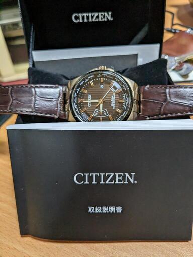 CITIZEN、ソーラー電波メンズ腕時計