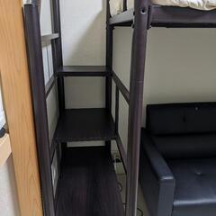 受け渡し決定済)階段付きロフトベッド 美品です！