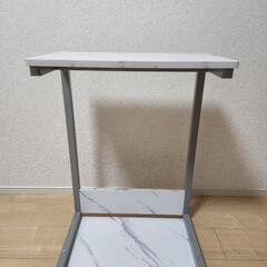 【受付終了】大理石風サイドテーブル