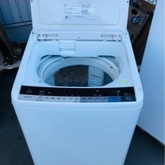配送可能 日立 HITACHI BW-V80A W [ビートウォッシュ 全自動洗濯機