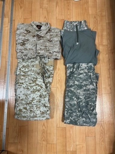 迷彩服　上下　2セット