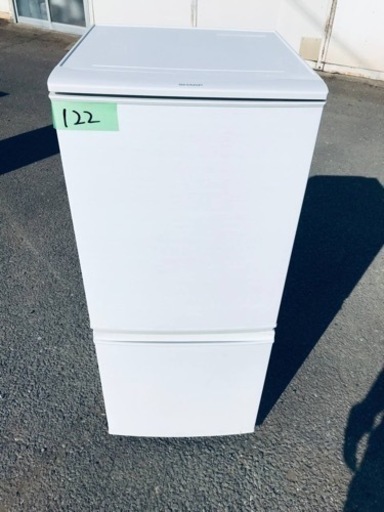 ✨2017年製✨122番 シャープ✨冷凍冷蔵庫✨SJ-D14C-W‼️