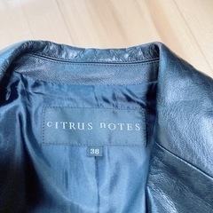シトラスノートのレザーコート シトラスノートのレザーコート