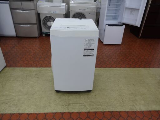 ID 037341　洗濯機東芝　4.5K　２０１８年製　AW-45M7（W)