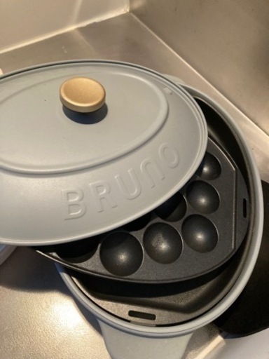 BRUNO ホットプレート　たこ焼きプレートつき