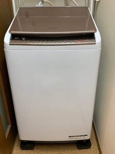 【受け渡し先決定】【ビートウォッシュ】日立　縦型洗濯乾燥機　BW-DV90C