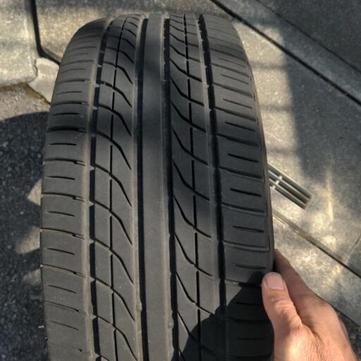 中古タイヤ4本 225/45/18 最新 ホイール18×7 1/2JJ2本 18 