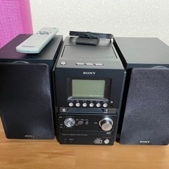 決まりました!! SONY CDミニコンポ(カセット MD CD)