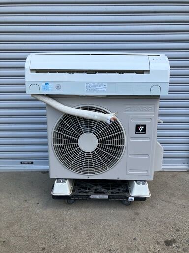 【中古】シャープ SHARP AY-H22N-W　2018年製 [プラズマクラスター7000搭載エアコン (6畳・単相100V対応)