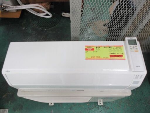 K04094　富士通　中古エアコン　主に14畳用　冷房能力　4.0KW ／ 暖房能力　5.0KW