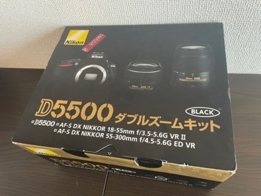 Nikon D5500 ダブルズームキット BLACK【付属品付】 【公式通販】