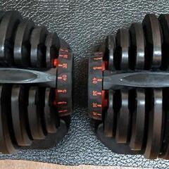 可変式ダンベル40kg×2（5kg〜40kg）