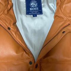 BOSSダウン革ジャンほぼ未使用 LL