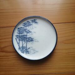 竹の絵柄の小皿　10枚セット