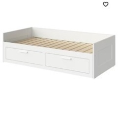 【受け渡し者決定】IKEA ブリムネス シングル⇒ダブルベッド ...