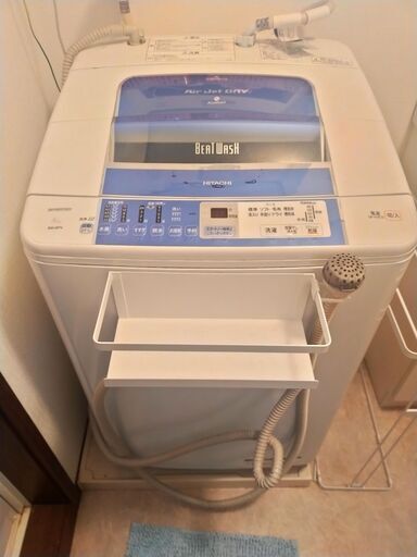 日立　洗濯機２０１3製BW-8PV　ブルー