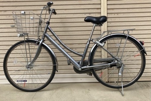 自転車 ママチャリ 26インチ 3段ギア オートライト
