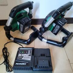 【美品】HIKOKIリチウムライト×2