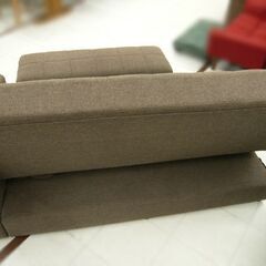 ソファ 2人掛け 引出し付き リクライニング 幅155cm ブラウン系 家具 イス 苫小牧西店