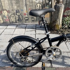 【2-63】折り畳み　nogard 20インチ　前後タイヤ新品　17,100円（防犯・税込）