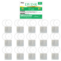 DVD-R PCデータ用30枚 両面不織布ケース(15枚)入