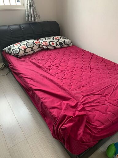 セミダブルベット※マットレスなし R】ダブル マットレスなし【収納あり